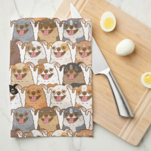 Chihuahua Mönster Kökshandduk