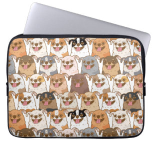 Chihuahua Mönster Laptop Fodral