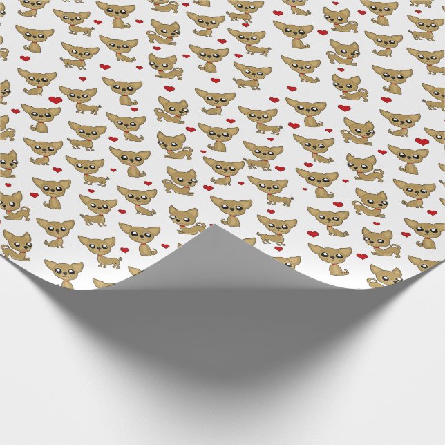 Chihuahua mönster presentpapper (Hörn)