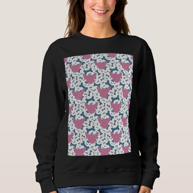 Chihuahua Mönster Rosa Graphic T Shirt (Framsida)