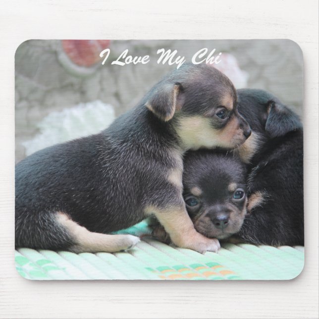 Chihuahua Mouse Pad Lägg till bild och text Musmatta (Framsidan)