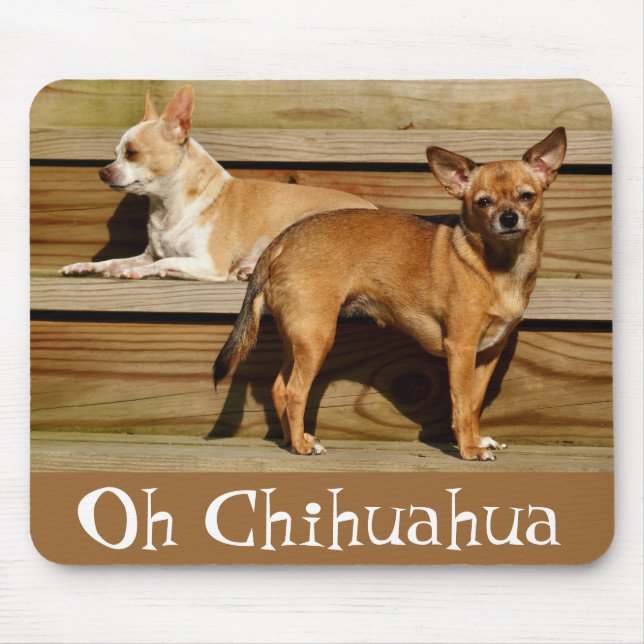 Chihuahua Mousepad Musmatta (Framsidan)