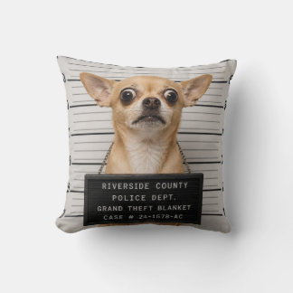Chihuahua Mugshot: Stort Tjuveri av Filta Kudde