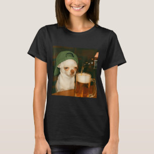 Chihuahua Öl Roligt Meme Hund Reaktion Humor Hund T Shirt