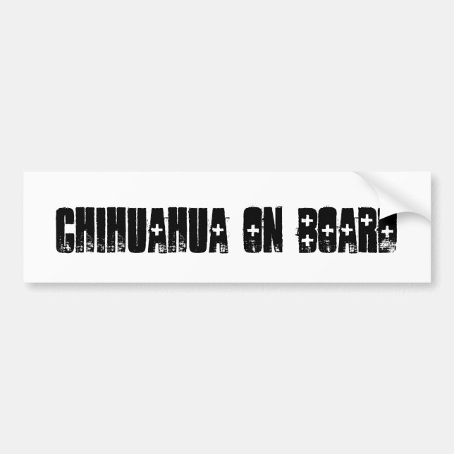 Chihuahua ombord bildekal (Framsidan)