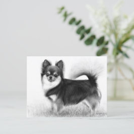 Chihuahua - Original Fine Art Vykort