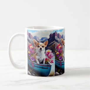 Chihuahua på åra: Ett naturskönt äventyr Kaffemugg