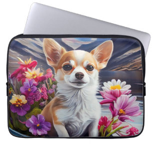 Chihuahua på en Paddle: En scen Äventyr Laptop Fodral