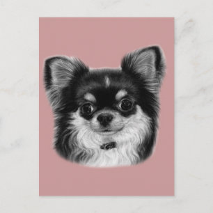 Chihuahua Painting Vykort