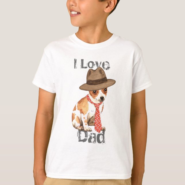 Chihuahua Pappa T-shirt (Framsida)