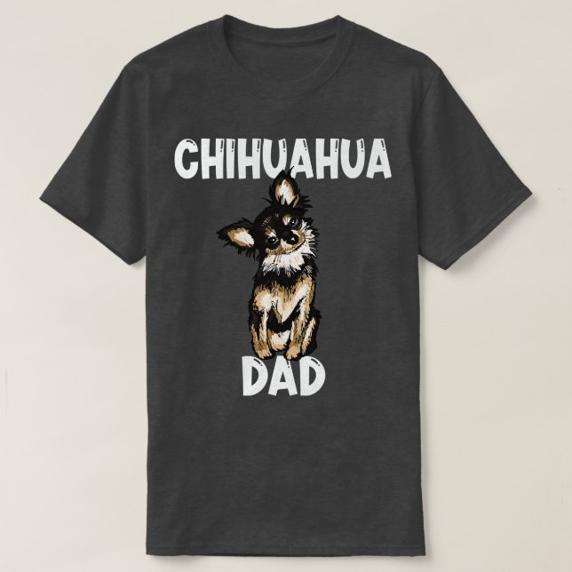 Chihuahua Pappa T Shirt (Design framsida)