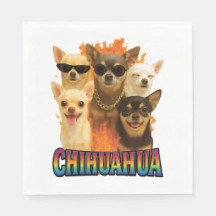 Chihuahua pappersservett