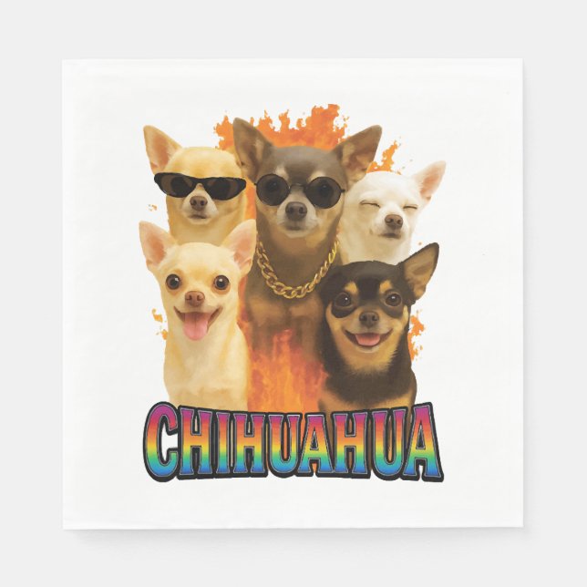 Chihuahua     pappersservett (Framsidan)