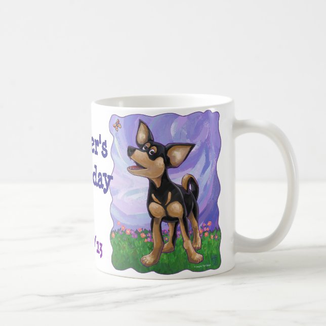Chihuahua Party Centre Kaffemugg (Höger)