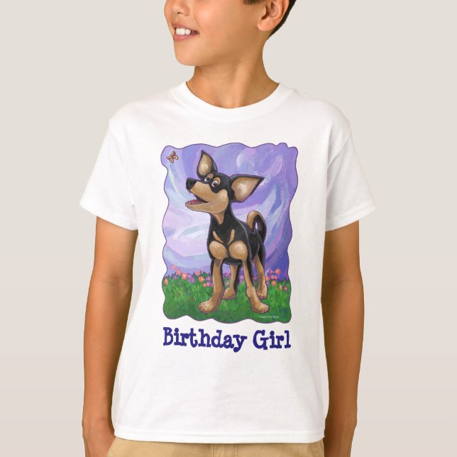 Chihuahua Party Centre Tee Shirt (Framsida)