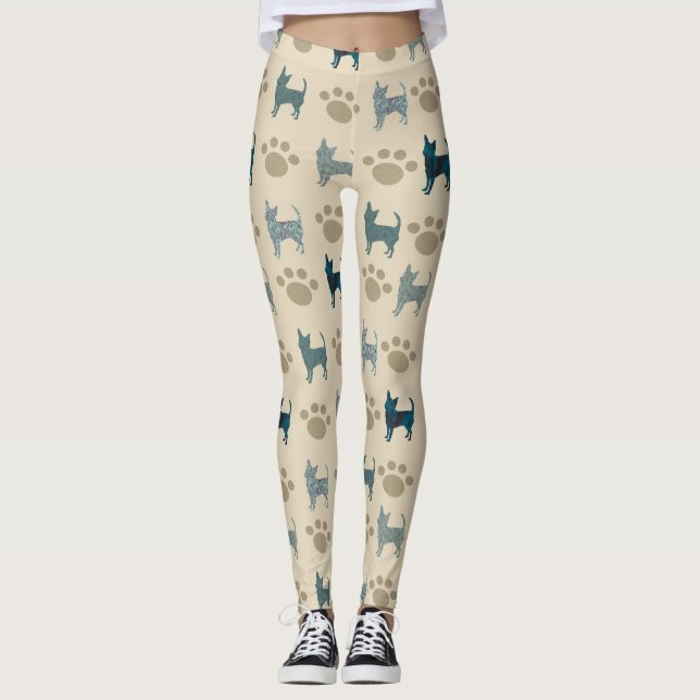 Chihuahua & Paw Leggings (Framsida)