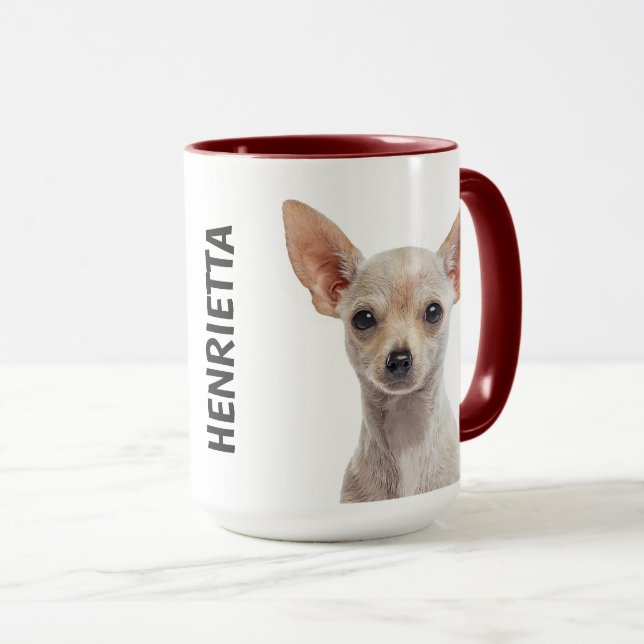 Chihuahua Personlig mugg (Framsida höger)