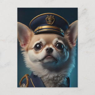 Chihuahua Pilot kapten Vykort