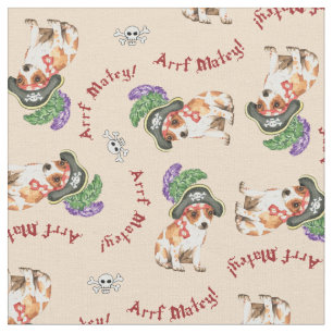 Chihuahua Pirat Fabric Tyg