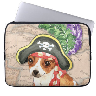 Chihuahua Pirat Laptop Fodral