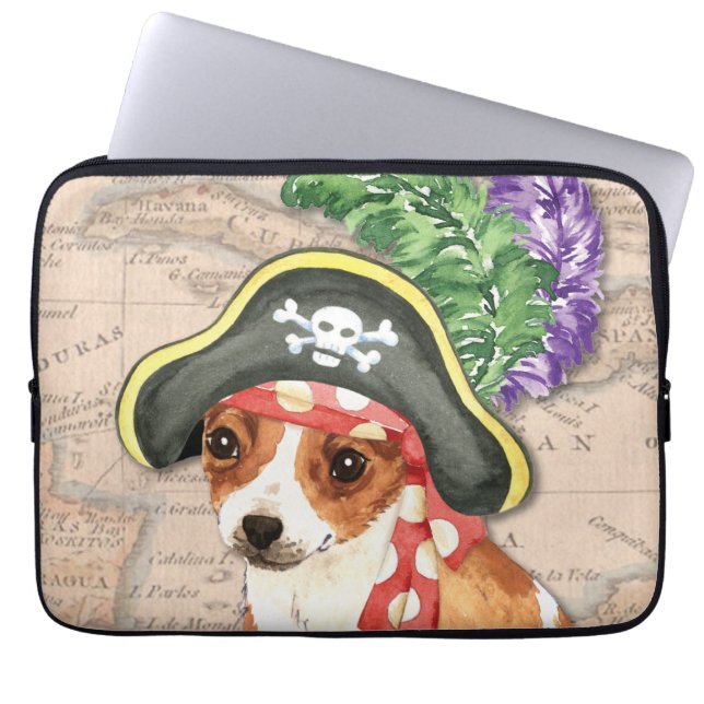Chihuahua Pirat Laptop Fodral (Framsidan)