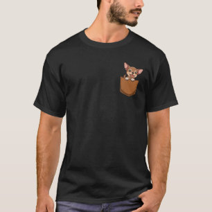 Chihuahua Pocket Chihuahua Peeking out Pocket Chih T Shirt