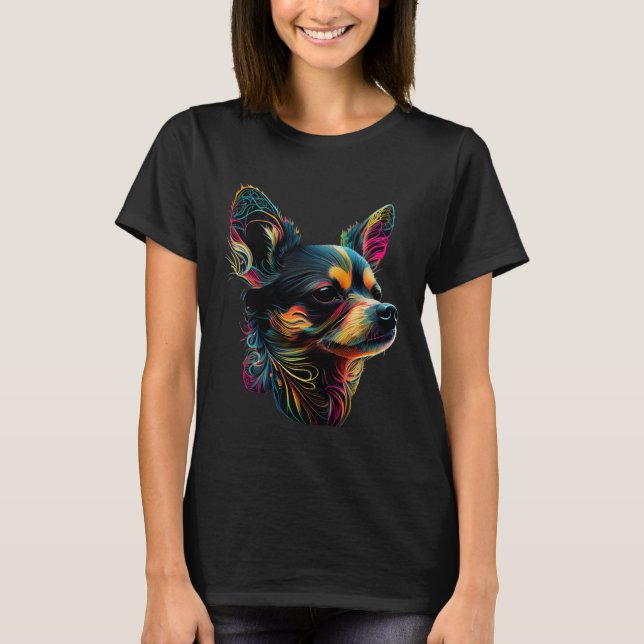 Chihuahua  Pop Chihuahua Cute Chihuahua T Shirt (Framsida)