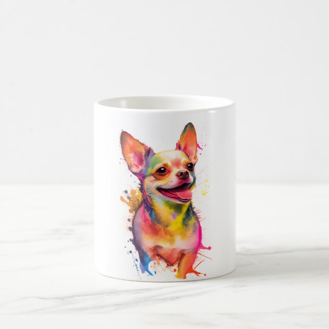 Chihuahua Power Hund Kaffemugg (Center)