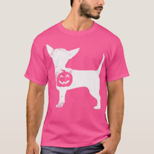 Chihuahua Pumpkin Lazy Halloween Costume Chiwawa D T Shirt
