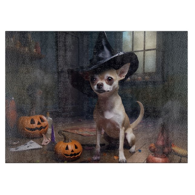 Chihuahua Pumpkins Halloween Scary (Framsidan)