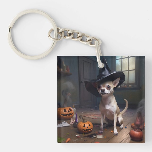 Chihuahua Pumpor Halloween Skräckinjagande (Framsidan)