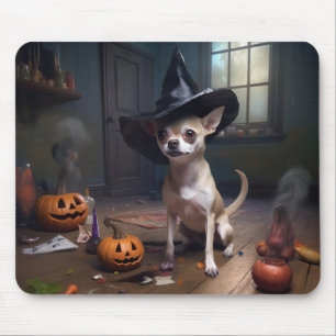 Chihuahua Pumpor Halloween Skräckinjagande Musmatta