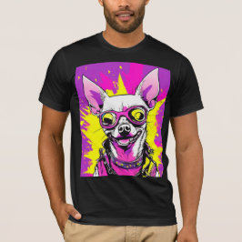 CHIHUAHUA PUNK ROCKER 3 T SHIRT