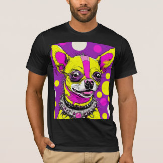 CHIHUAHUA PUNK ROCKER 4 T SHIRT