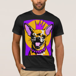 CHIHUAHUA PUNK ROCKER 7 T SHIRT