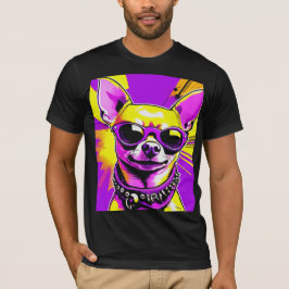 CHIHUAHUA PUNK ROCKER 8 T SHIRT