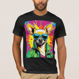 CHIHUAHUA PUNK ROCKER 9 T SHIRT