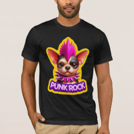 CHIHUAHUA PUNK STEN 4 T SHIRT