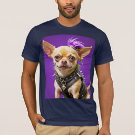 CHIHUAHUA PUNK STEN 4 T SHIRT