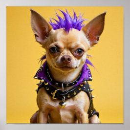 CHIHUAHUA PUNK STEN 6 POSTER