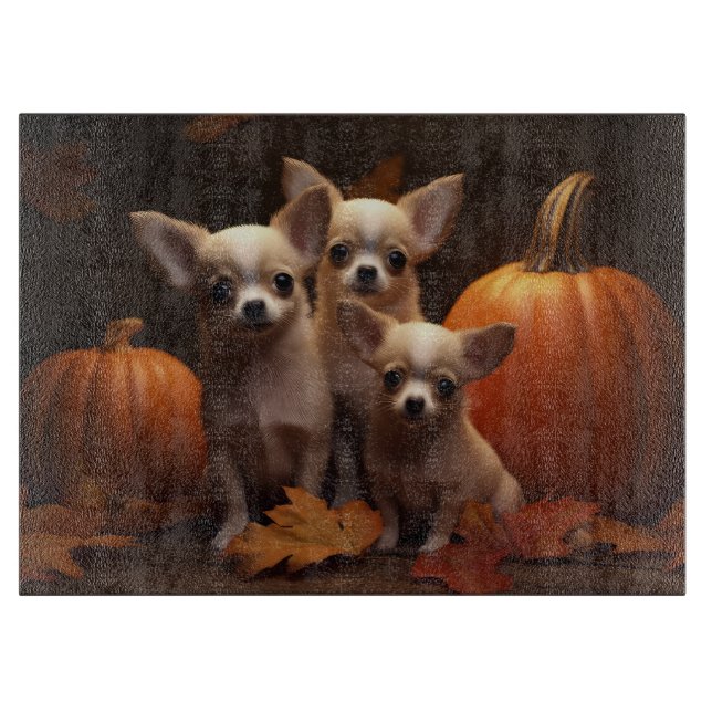 Chihuahua Puppy Autumn Delight Pumpkin (Framsidan)