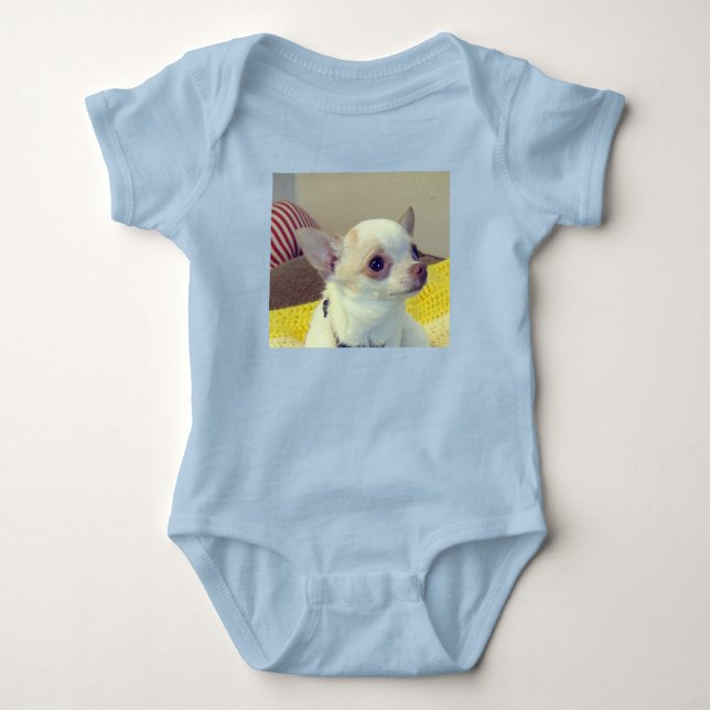 Chihuahua Puppy Baby Bodysuit T Shirt (Framsida)
