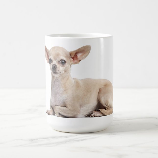 Chihuahua Puppy Hund-kaffet Mugg (Center)