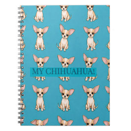 Chihuahua Puppy Notebook Journal Anteckningsbok