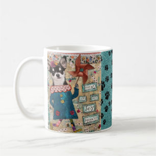 Chihuahua räknar det med glädje 11 oz kaffe mugg