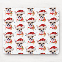 Chihuahua ras vattenfärg hund mönster jul musmatta