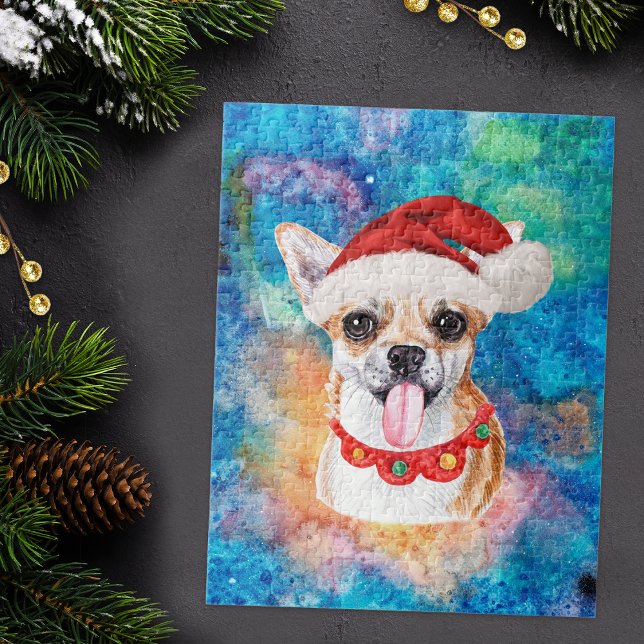 Chihuahua Rashund Hund Jul Pussel (Skapare uppladdad)