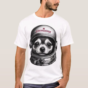 Chihuahua,Retro Sovjetisk rymdhund resenär T Shirt