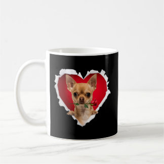Chihuahua Ro Heart Day Kaffemugg