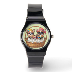 Chihuahua roliga valpar armbandsur